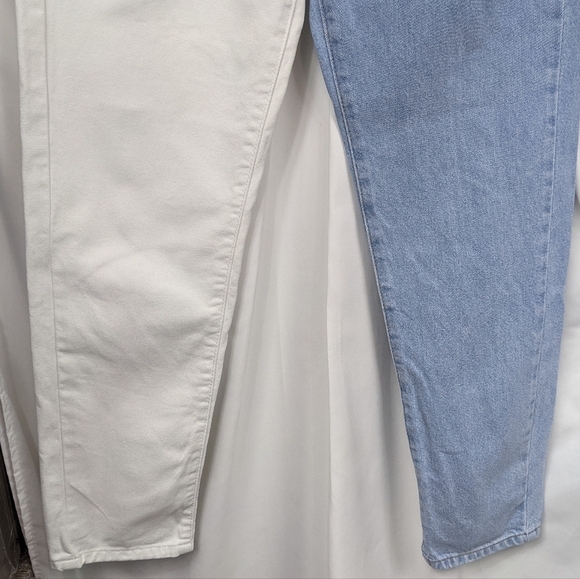 Adika Two Tone Mom Jeans Sz M - Picture 4 of 12